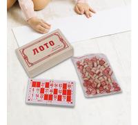 Gioco da tavolo Bingo Divertente gioco di scacchiera del Lotto russo per