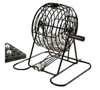 Gioco da Tavolo Bingo per Famiglie con Tabellone Principale, Carte con Stampa di Grandi Dimensioni, Gioco Ideale per le Feste, per Bambini e Adulti, (BLACK)