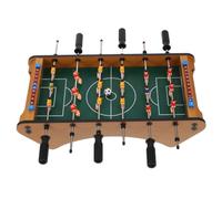 Gioco da Tavolo Calcio Interattivo Genitore Figlio Verde | Acciaio Inossidabile e Plastico, Impugnature Antiscivolo, Due Segnapunti Fissi, per Famiglia