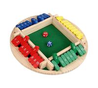 Gioco da tavolo Chiudi la scatola, Giochi di matematica da tavolo in legno - Classico gioco di di | Divertente gioco di addizione in legno, giochi da a scatola chiusa per feste di compleanno, p
