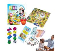Gioco da tavolo classico della vita,Divertente gioco per tutta la famiglia Viaggio nella vita | Gioco decisionale interattivo, gioco da tavolo educativo per famiglie per bambini e adolescenti