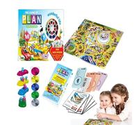 Gioco da tavolo classico della vita | Giochi da tavolo classici di Of Life | Gioco decisionale interattivo, gioco da educativo per famiglie per bambini e adolescenti