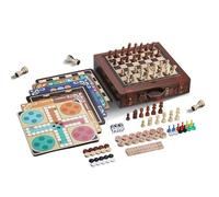 Gioco da tavolo classico in legno 12 in 1, gioco di scacchi signore | Backgammon e altro Collezione multi-gioco premium