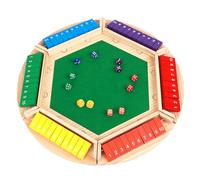 Gioco da Tavolo con Dadi in Legno, Classico Gioco Shut The Box per 2-4 Giocatori, Gioco Educativo di Matematica per Bambini e Adulti, per Aula, Casa, Feste o Bar Product Two