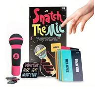 Gioco da tavolo con microfono, 250 effetti vocali, gioco di karaoke per famiglia, da 2 a 10 giocatori, gioco da tavolo divertente, strumento per rompere il ghiaccio in feste di famiglia, per aggiunger