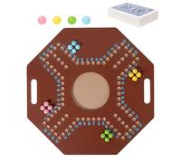 Gioco da tavolo con perline - leggero da 11,73 x 11,73 pollici, grande e pieghevole, gioco di strategia da viaggio, perfetto per adulti e bambini dai 3 anni, giocattolo educativo