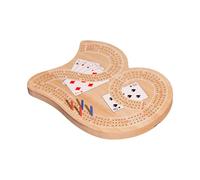 Gioco da tavolo Cribbage in legno gioco carte strategiche da tavolo a 3 piste continue migliora le abilità logiche e pensiero strategico Set Cribbage in legno