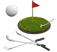 Gioco da Tavolo da Golf | Giocattolo Divertente Portatile per il Putting sulla Scrivania - Gioco di Golf - per Golfisti Colleghi Uomini Ufficio Interno da Tavolo Pratica e Relax da Scrivania
