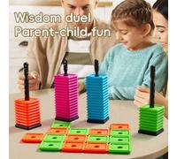 Gioco da tavolo Dama colorato, per 2-4 giocatori, sfida di logica e pensiero, educativo, gioco di strategia per famiglia, adatto per feste tra amici, intrattenimento in ufficio, viaggi e campeggio, al