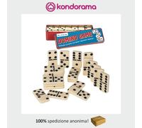 Gioco da tavolo del domino game 28 pietre pedine tessere in scatola di metallo
