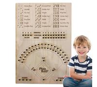 Gioco da tavolo di baseball - Gioco da tavolo in legno con e flipper in vetro, divertente attività strategiche | Giochi classici a tema Baseball, giocattolo educativo per feste