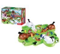 Gioco da tavolo di destrezza ANIMALI AFFAMATI - fattoria e biglie