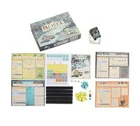 Gioco da tavolo di strategia per bambini, gioco da tavolo educativo, gioco di apprendimento basato sui personaggi e incentrato sull’interazione familiare, con blocchi di legno e