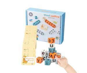 Gioco da tavolo - Divertente giocattolo educativo di lettere e scritture per due giocatori | Set di di lettere da abbinare | per bambini e ragazze, regalo di Natale Capodanno casa asilo