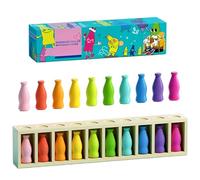 Gioco da tavolo divertente, gioco di sfida di colore della bottiglia per bambini e adulti, gioco di puplar per feste all'aperto, ultimo intervento, giardino, viaggio, campeggio, gioco con la bottiglia