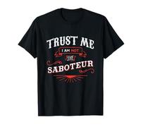Gioco da tavolo Divertente T Shirt Trust Me I am not the Saboteur Maglietta