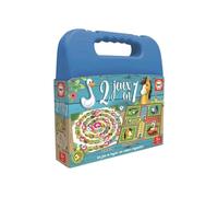 Gioco da tavolo - EDUCA - Valigetta 2 Giochi in 1 - Bambino e Bambina - A partire da 3 anni