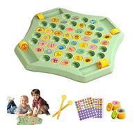 Gioco da tavolo Flip Match, 52 pezzi di scacchi fai da te su cartoncino, giochi creativi di abbinamento di modelli a doppio cartone animato for adulti(Animal)