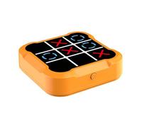 Gioco da tavolo Gioco portatile del tris, macchina da gioco educativa portatile for l'istruzione e la memoria, for viaggi, casa, scuola, ricaricabile Scacchi(Oranje)