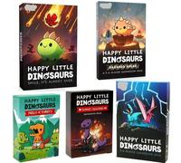 Gioco da tavolo "Happy Little Dinosaurs", carte strategiche, gioco da tavolo cooperativo per riunioni di famiglia, gioco casual multiplayer per riunioni, gioco da tavolo interattivo per famiglia, mate