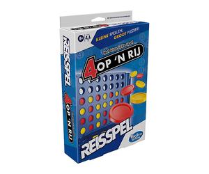 GIOCO DA TAVOLO HASBRO GAMING Forza 4 Gioca Ovunque - 42 Pezzi, Versione da Viaggio, Età 5+ anni
