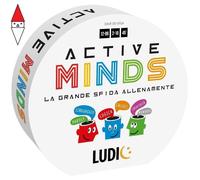 Ludic - Active Minds La Grande Sfida - Il Grande Gioco Allena-Mente | Giochi Di Società Per Tutta La Famiglia, Bambini e Adulti, Sfide Mentali, Giochi Di Logica, Idee Regalo Divertenti