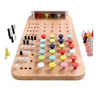 Gioco da tavolo in legno, puzzle a 2 giocatori, giocattoli educativi con battaglie logiche, divertente gioco di da tavolo, set di attività per bambini, giocattolo didattico interattivo per a