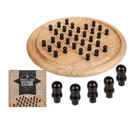 Gioco da tavolo in legno solitario diametro cm 28,5