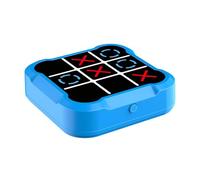 Gioco da tavolo Macchina da gioco educativa portatile 4 in 1 for l'istruzione e la crescita della memoria Gioco portatile del tris for viaggi, casa e scuola Scacchi(Blauw)