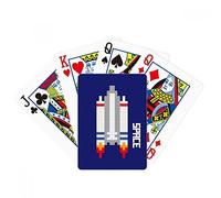 Gioco da tavolo magico di divertimento della carta di gioco del pixel dell'universo della nave spaziale
