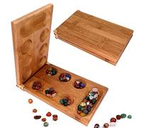Gioco da Tavolo Mancala, Kalaha per Adulti, Giochi da Tavolo per Famiglie, Gioco Strategico per Bambini