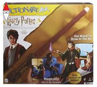 PICTIONARY AIR - HARRY POTTER GIOCO DI DISEGNI PER FAMIGLIE, CON PENNA A FORMA DI BACCHETTA, 8+ ANNI
