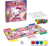 Gioco da tavolo Monopoly di Hello Kitty Sanrio, gioco da tavolo classico, gioco da tavolo popolare Monopoly per bambini e adulti. Giochi interattivi genitore-figlio, giochi portatili per viaggi e radu