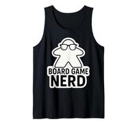 Gioco da Tavolo Nerd Divertente Meeple Nerd Occhiali da Tavolo Geek Divertimento Canotta
