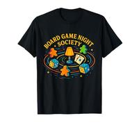 Gioco da Tavolo Night Society Tabletop Café Gamers Circle Emblems Maglietta