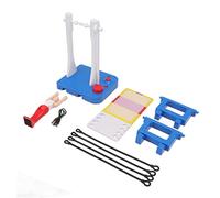 Gioco da tavolo per atleta con rotante, gioco da tavolo per ginnastica per bambini, design a basso rumore in materiale ABS con 4 corde elastiche e cavo USB, divertente gioco per