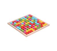 Gioco da tavolo per scacchi in legno Cygmophing Giocattolo per scacchi multicolore interattivo educativo per adulti