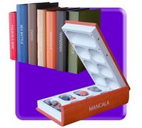 Gioco da tavolo Playbook, gioco dell'impiccato stampato in 3D, giochi da tavolo portatili per feste in famiglia, giochi di viaggio (Mancala)