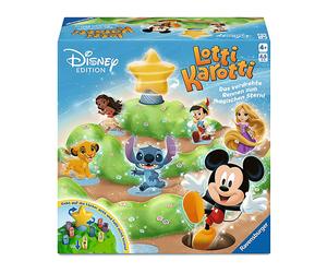 GIOCO DA TAVOLO RAVENSBURGER Lotti Karotti Disney Edition - 16 Pezzi, Personaggi Disney, Età 4+ anni