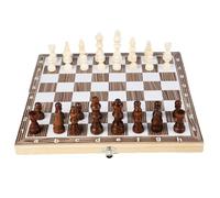 Gioco da tavolo Set di scacchi magnetico pieghevole in legno, gioco da tavolo classico for adulti e bambini, ideale for riporre gli oggetti in casa e in viaggio. Scacchi(Black Brown)