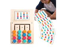 Gioco da tavolo Slide Puzzle - Gioco di apprendimento per l'ordinamento dei bambini, attività educativa | Gioco di addestramento alla logica, rompicapo per viaggi su strada, colori vivaci, gioco porta