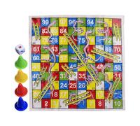 Gioco Da Tavolo Snake - Set Di Carta Pieghevole, Giocattolo Di Scacchi Da Viaggio, Gioco Per Famiglie Portatile | Di E Scale, Attività Di Festa Per Bambini Adulti, Intrattenimento All'a