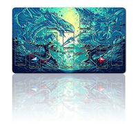 Gioco da tavolo TCG + Gift Free Bag + with Card Zones, YGO Card Game Table Mat, dimensioni 60 x 35 cm, compatibile con Trading Card Game Mat (ygo (13)