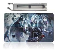Gioco da tavolo TCG + Gift Free Bag + with Card Zones, YGO Card Game Table Mat, dimensioni 60 x 35 cm, compatibile con Trading Card Game Mat (YGO-G-9)