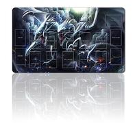 Gioco da tavolo TCG + Gift Free Bag + with Card Zones, YGO Card Game Table Mat, dimensioni 60 x 35 cm, compatibile con Trading Card Game Mat (YGO-G-10-JH)