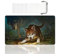 Gioco da tavolo TCG Tappetino da gioco per giochi da tavolo, dimensioni 60 x 35 cm, compatibile con MTG CCG RPG Trading Card Game (Ferocious PUP)