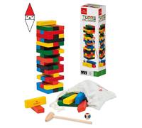GIOCO DA TAVOLO TEODOMIRO DAL NEGRO TORRE COLORATA 3 IN 1
