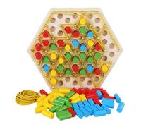 Gioco da tavolo triangolare con fascia elastica, gioco a catena triangolare | Gioco da tavolo puzzle educazione precoce,Gioco da tavolo triangolare a catena in gomma, giocattolo da tavolo