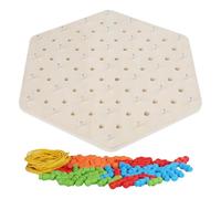 Gioco da tavolo trigle, triangolo di spilla Peg | Gioco triangolare in legno interattivo | Giochi da tavolo divertenti per bambini, puzzle di strategia coinvolgente per ragazzi e ragazze durante i