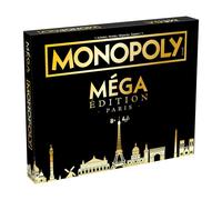 Gioco da tavolo Winning Moves Monopoly Mega Parigi Edizione Mega Nero e Oro - Nouvo